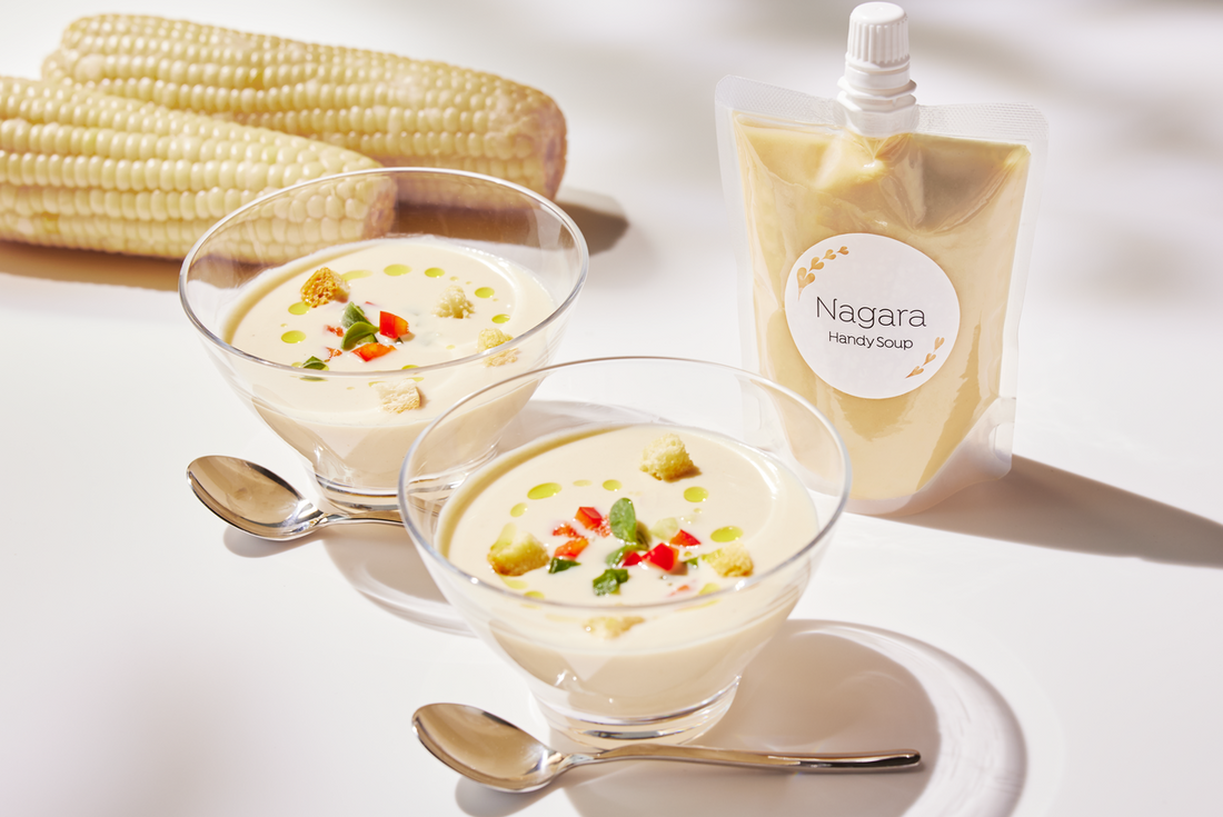 ピュアホワイトのコーンポタージュ